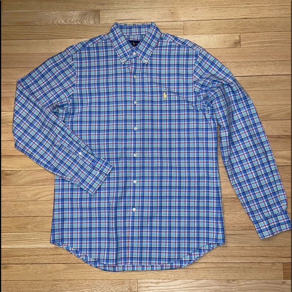 Ralph Lauren Other - NWOT Ralph Lauren Men’s Button Down Plaid Long Sleeve Size Large